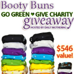 >Booty Buns Go Green ♥ Give Charity Cloth Diaper Giveaway Event