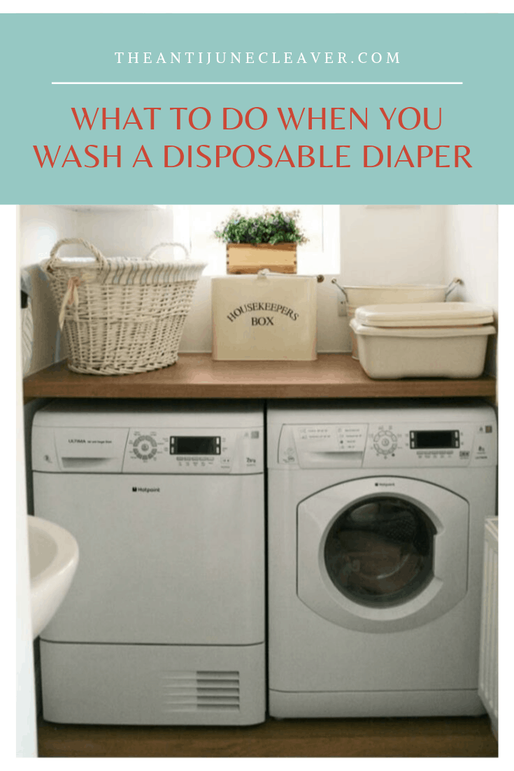 What to Do if You Wash a Diaper in the Washing Machine Haus of Boys