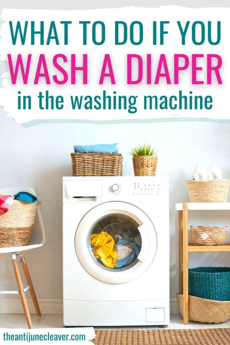 What to Do if You Wash a Diaper in the Washing Machine Haus of Boys