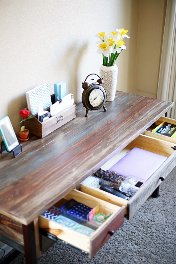Simple Semi DIY Desk Drawer Organizers Haus of Boys