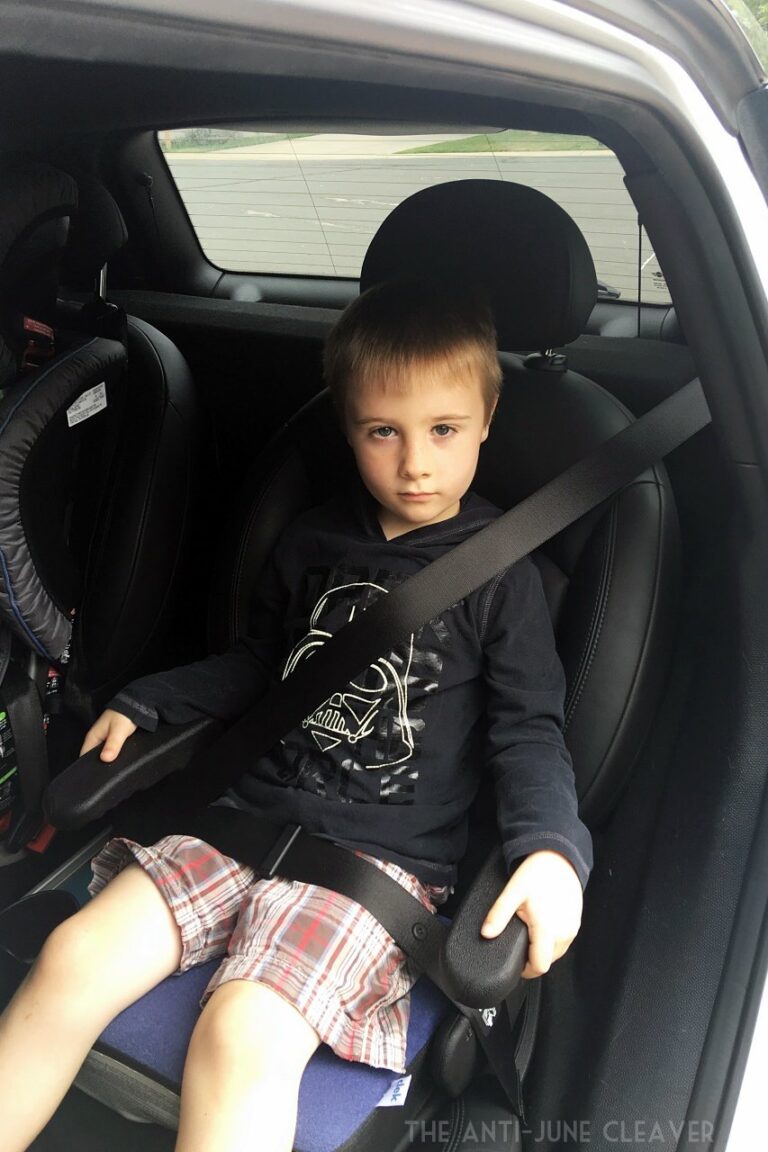 The Switch from Harnessed to Backless Booster Seat AntiJune Cleaver