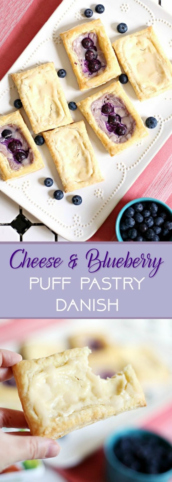 Super Easy Cheese & Blueberry Danish Puff Pastry The AntiJune Cleaver