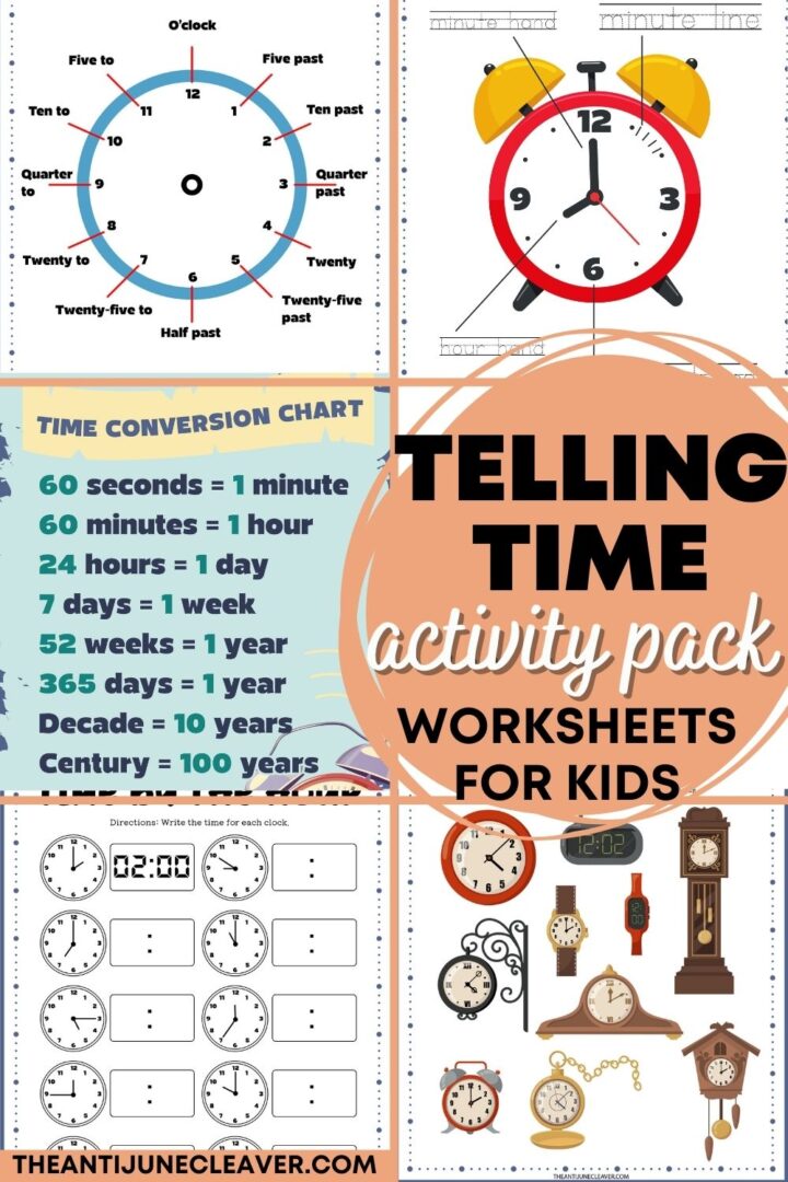 How To Teach A Child To Tell Time Worksheets