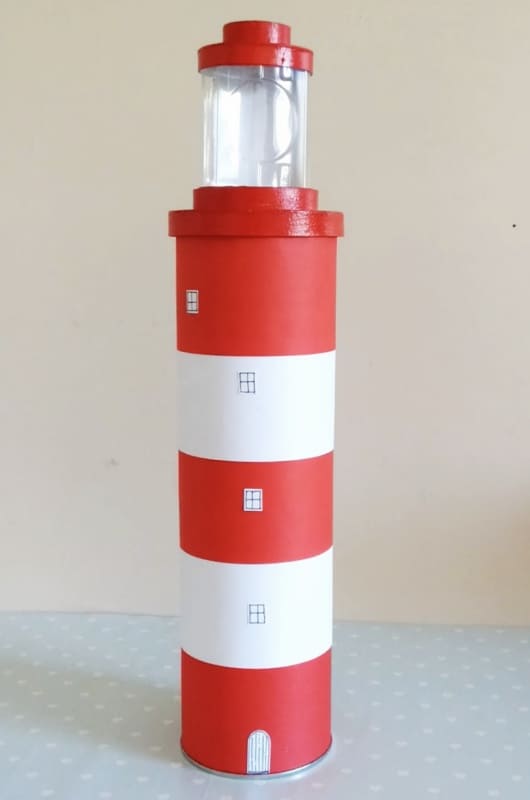 The Cutest Paper Plate Lighthouse Craft for Kids | Haus of Boys