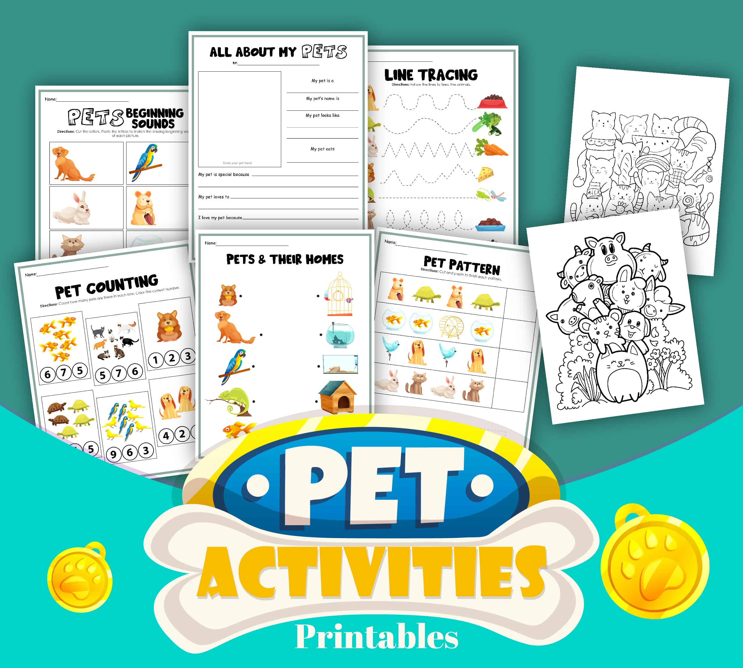 Free Pawesome Puppy Printables for Kids | Haus of Boys